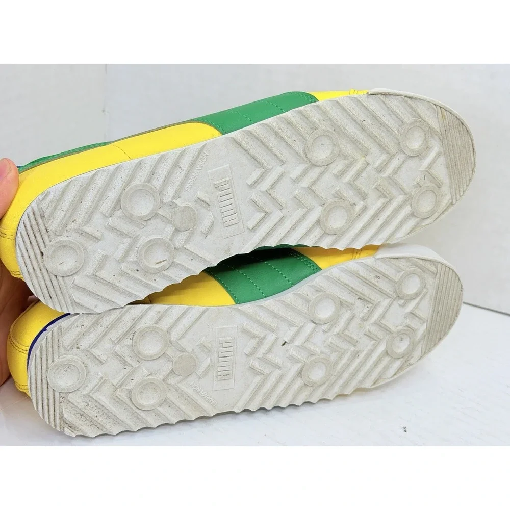 Puma Roma Brazil Dandelion Yellow Green Sneakers Men's US 7C 354259-50